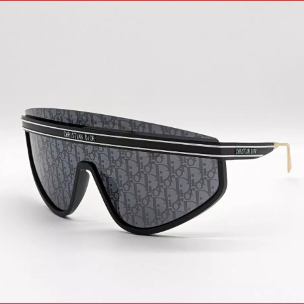 NWT DiorClub M2U Matte Navy Blue Shield Sunglasses - Unisex Dior Oblique